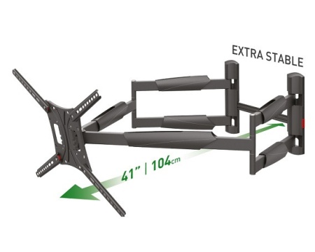 Full motion TV wall mount Barkan BM466XP (13"-90"), Extra Long