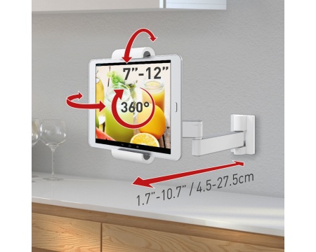 Full motion wall & cabinet mount for tablet BARKAN T54
