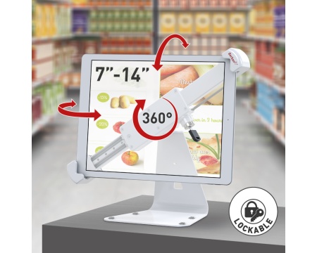 Anti-theft tablet desk stand BARKAN T71HL