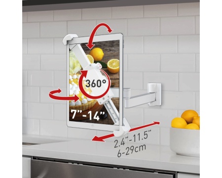 Anti-theft full motion tablet wall mount BARKAN T72