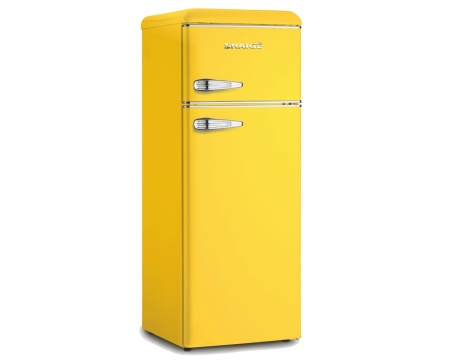 Retro refrigerator SNAIGE FR24SM-PRDH0E3, yellow